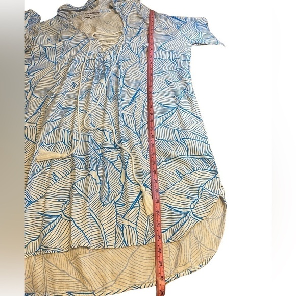 Charlie Holiday Coco Leaf Print Swimsuit Coverup Women’s Size 10 - Picture 7 of 11